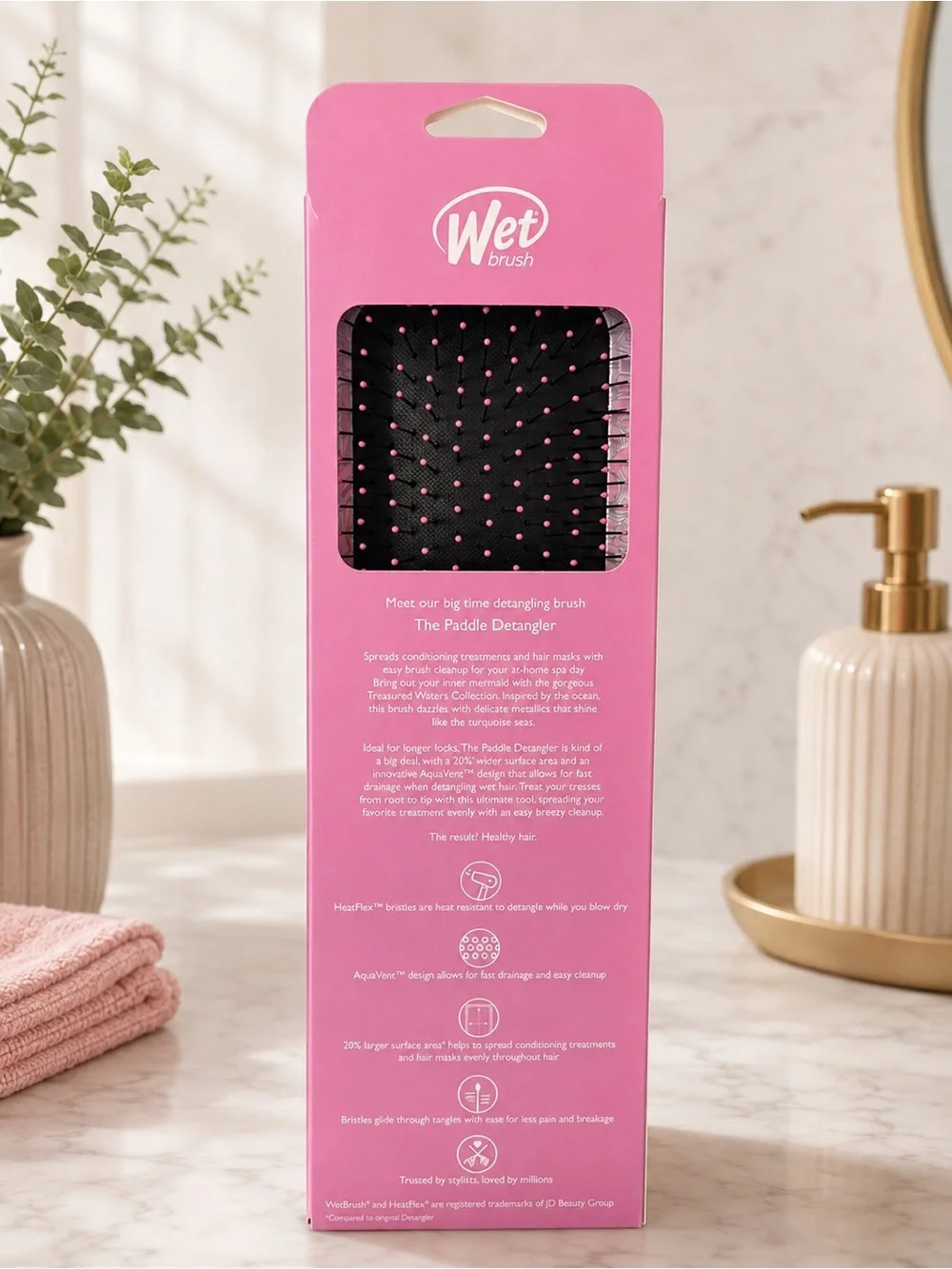 Wet brush Treasurered waters Detangler